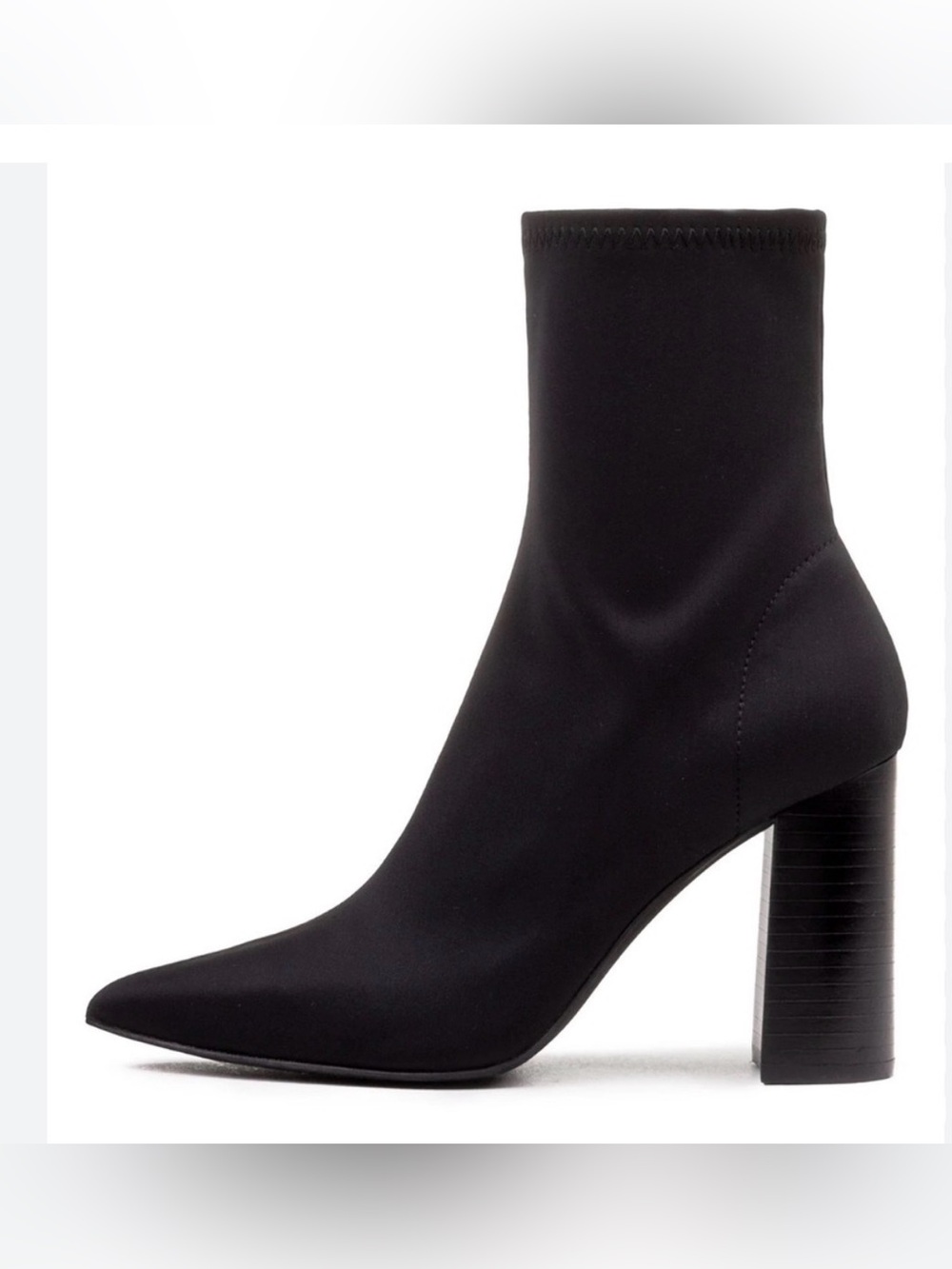 Jeffrey Campbell Women's Siren Stretch Pointed Toe Booties Boots - Size 6.5